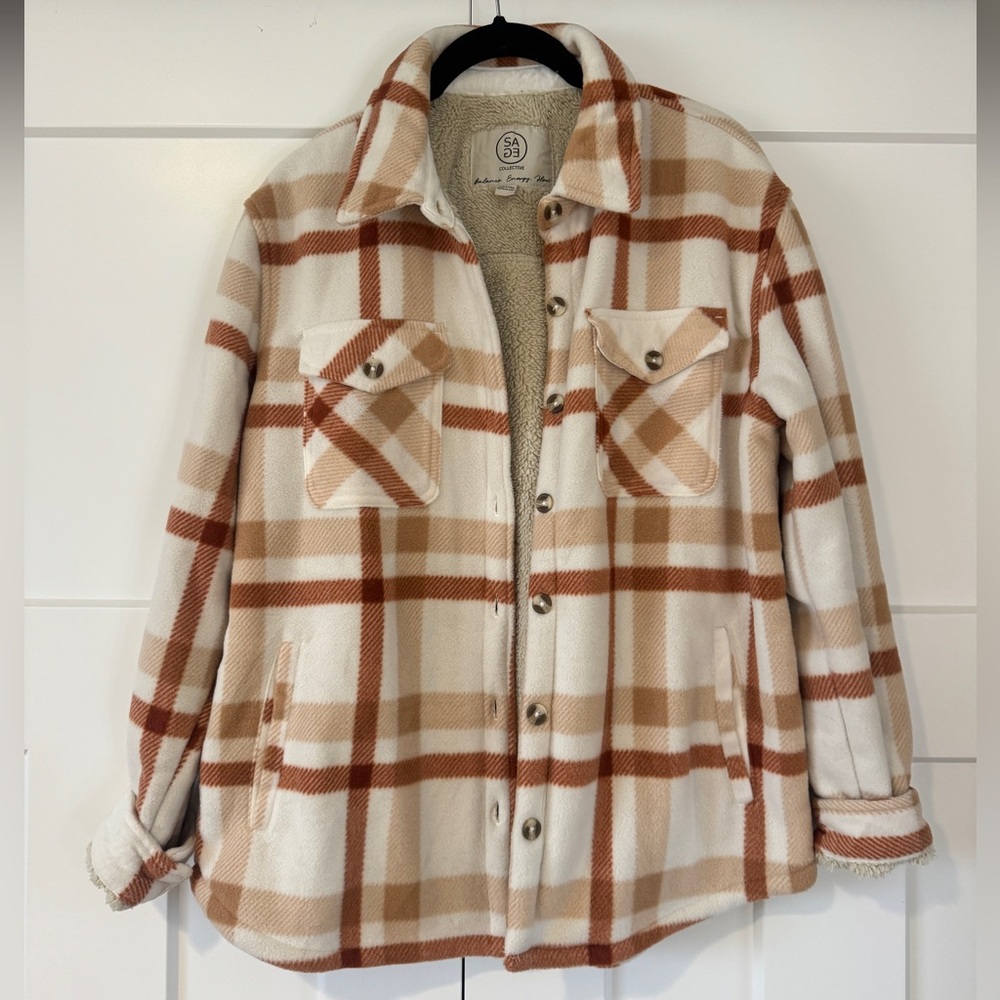 Plaid Teddy Jacket